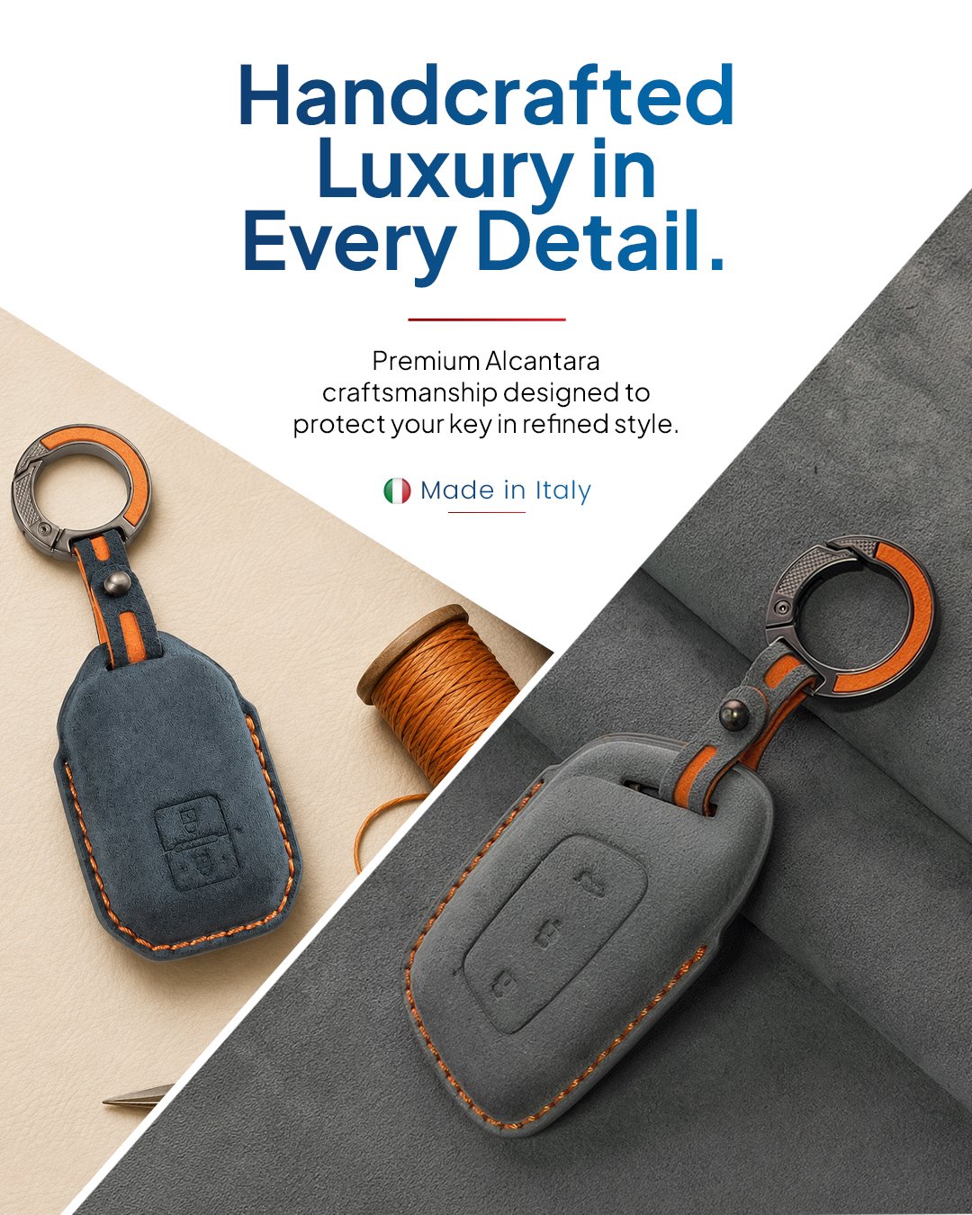 Alcantara Leather Key Cover – Jeep (ALC-28) feature 4