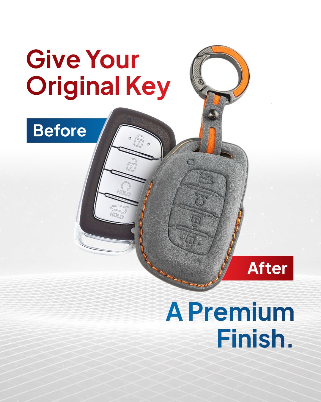Alcantara Leather Key Cover – Jeep (ALC-28) feature 2