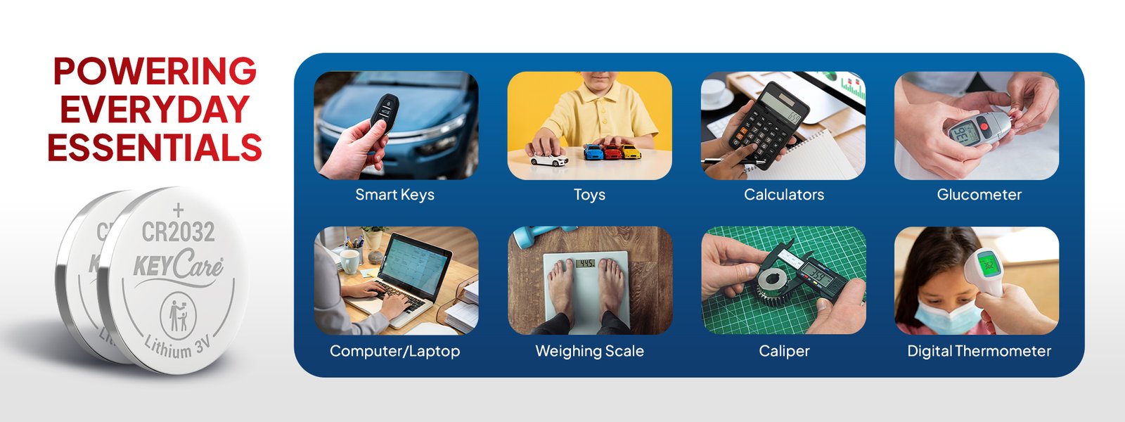 KeyCare CR2025 Coin Cell Battery feature 3