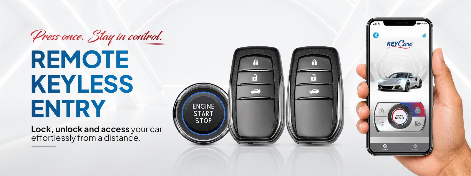 iSmart RKE Kit | Remote Keyless Entry + Mobile App feature 1