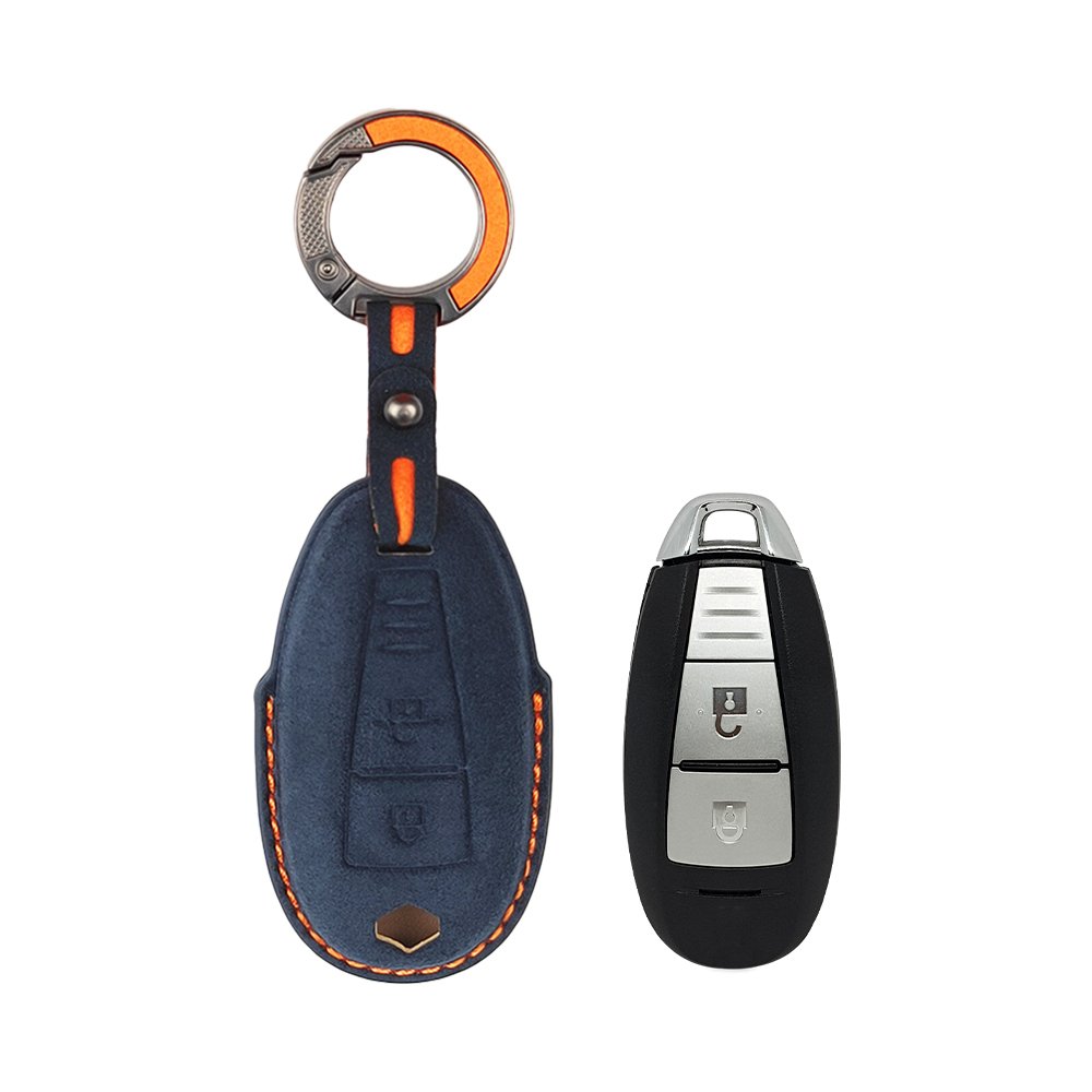 Alcantara Leather Key Cover – Maruti Suzuki (ALC-04)
