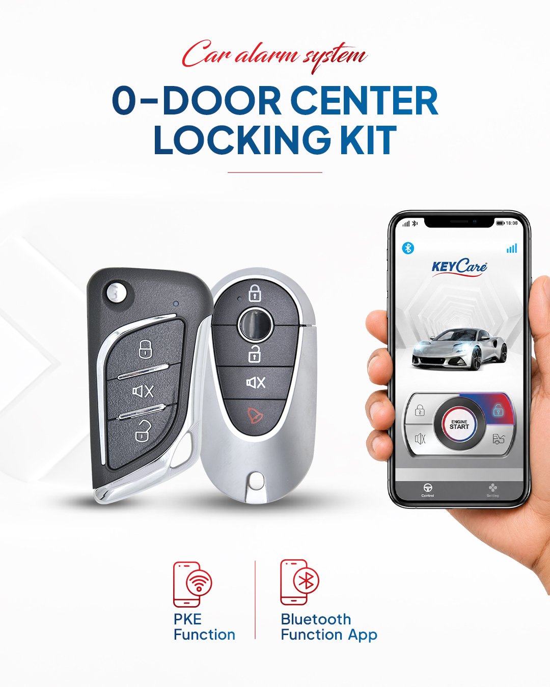 0-Door Car Alarm System feature 1