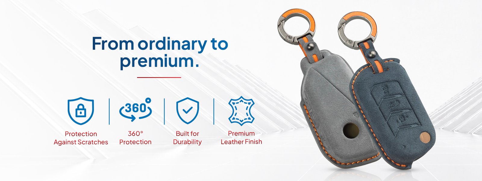 Alcantara Leather Key Cover – Jeep (ALC-28) feature 3